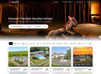 HolidayKeepers vacation rental website migrated from WordPress to React, Next.js, and Tailwind by Nasir